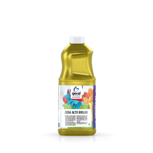 Cera Alto Brilho Amarela Geral Química 2L