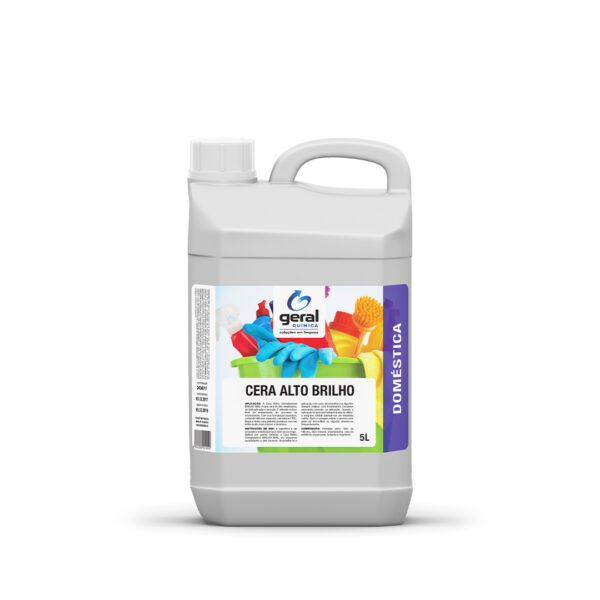 Cera Alto Brilho Verde Geral Química 5L