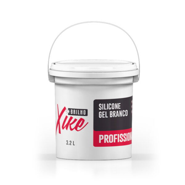 Silicone Em Gel Branco Brilho Xike 3,2Kg